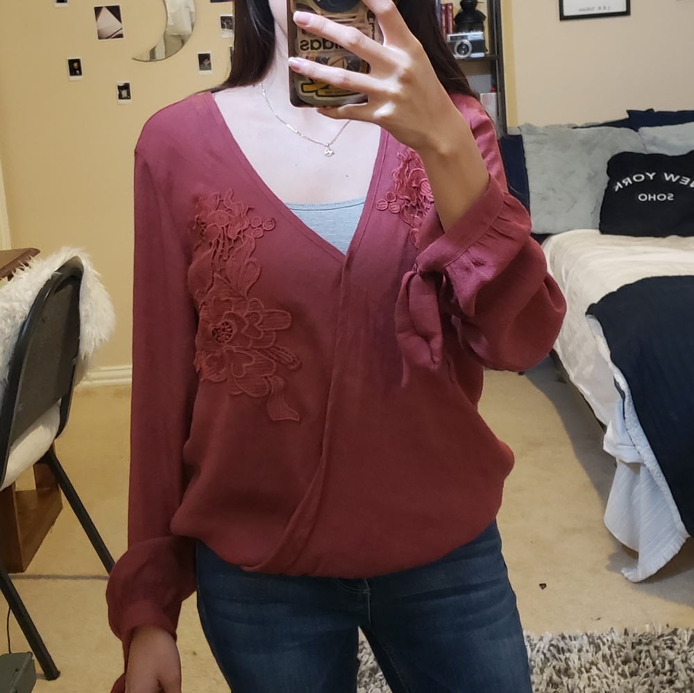 Cute red blouse